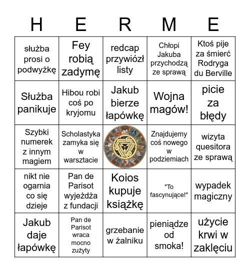 Paluzjum Bingo Card