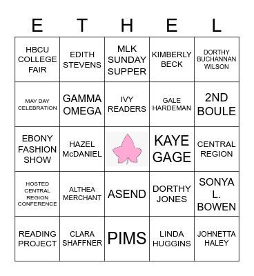 METROPOLITAN J-15 Bingo Card
