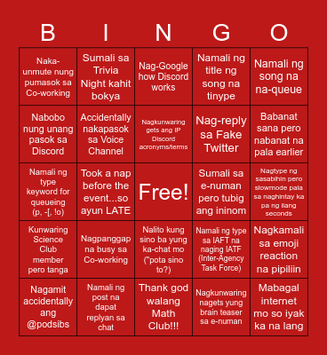 UNOFFICIAL UNINTELLIGENT PEOPLE Bingo Card