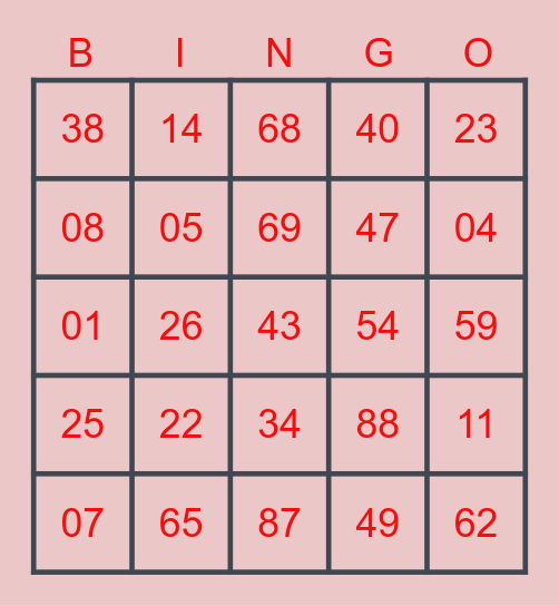 Bishan SKY NC CNY 2021 Bingo Card