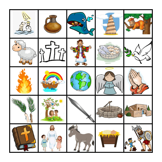 LA BIBLIA Bingo Card