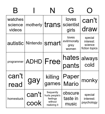 Vivi Bingo Card