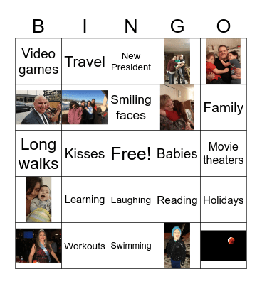 What to look forward to in 2021 Bingo Card