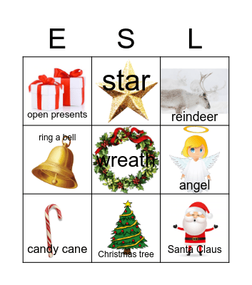 Christmas Bingo Card