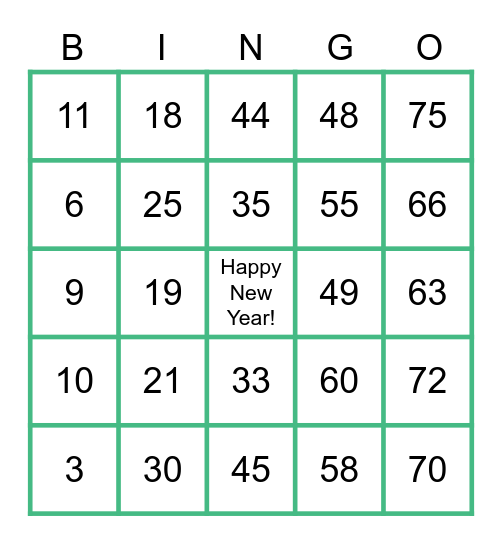 PRETTY MAAN! Bingo Card