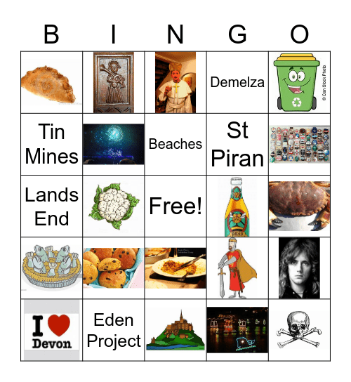 Cornwall Moose Bingo Card