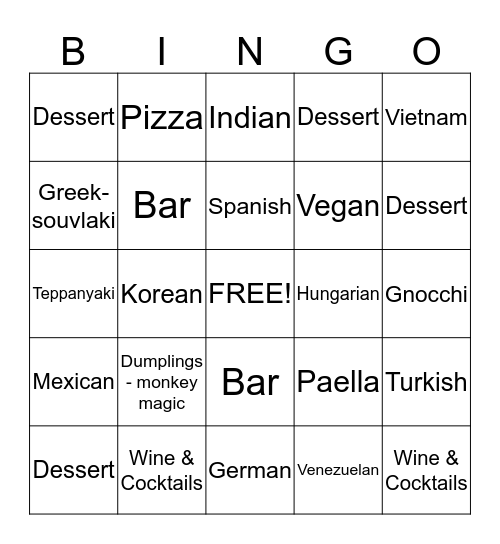 Miami Marketta Bingo Card