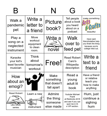 New Years Resolutions (Tiered Edition) Bingo Card