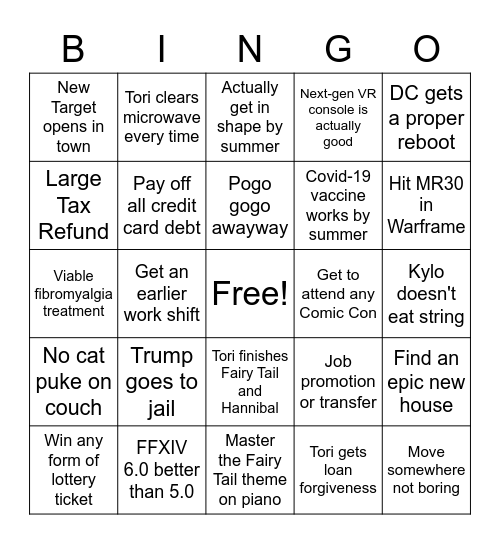 We Earned Good Karma Bingo Card