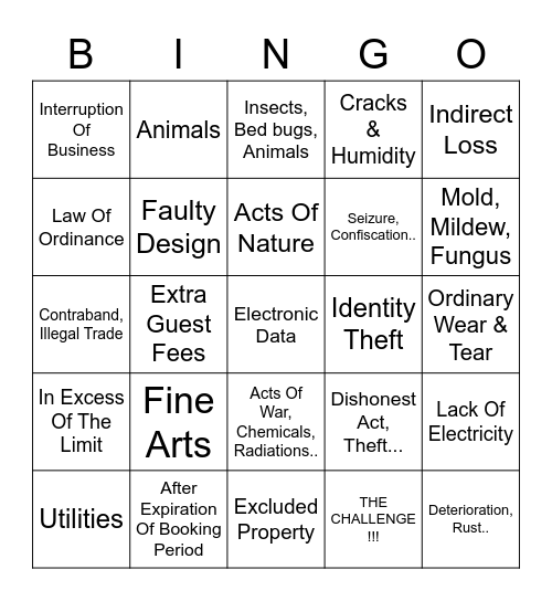 Train The Peers BINGO Card