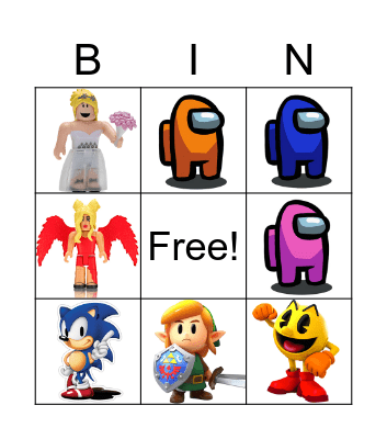 Games Bingo Card