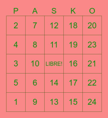 LA FAMILLE ZOOM CHRISTMAS/YEAR-END PARTY Bingo Card