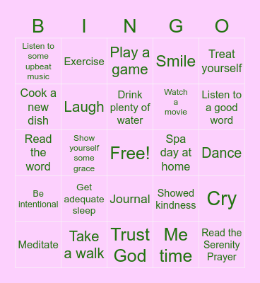 Soror, YOU GOT THIS. Bingo Card