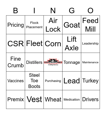WFS Bingo Card