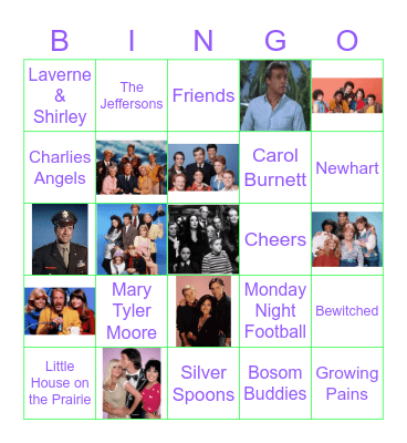 Tv Tune Bingo Card