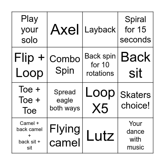 Allyson’s Bingo Card Bingo Card