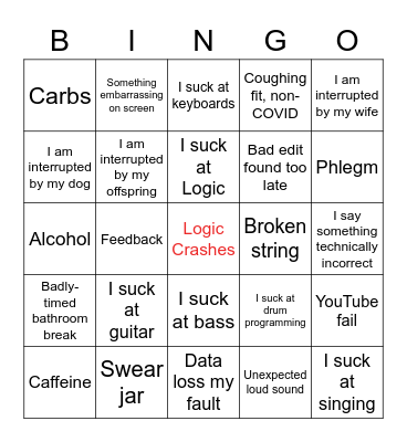 COVERAGE LIVE Bingo Card