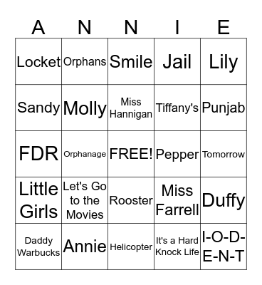 Audrey's Birthday BINGO Card