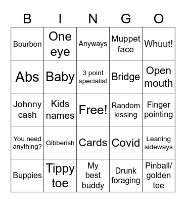 Beiter Bingo Card