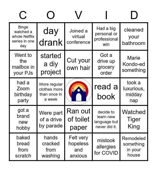 COVID Bingo Card