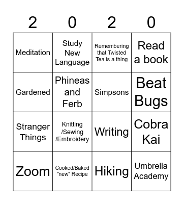 Did YOU watch (more than once)? Bingo Card