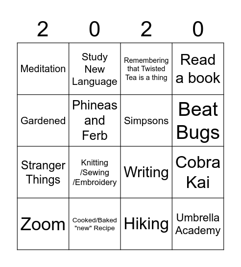 Did YOU watch (more than once)? Bingo Card