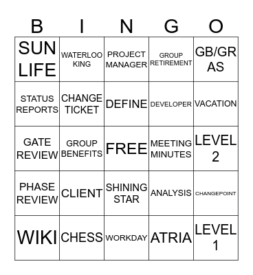 GB GR AS 2012 HOLIDAY BINGO Card