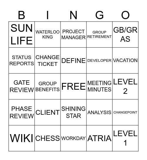 GB GR AS 2012 HOLIDAY BINGO Card