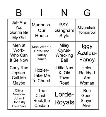 Coverall Bingo Card