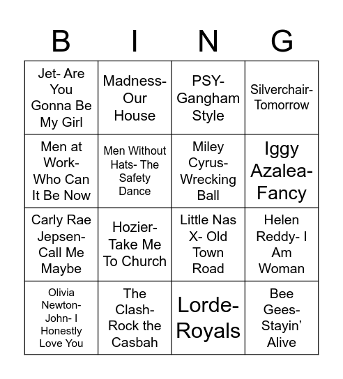 Coverall Bingo Card