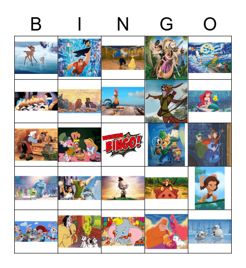 Disney-eet-ook-boerenkool-bingo Card