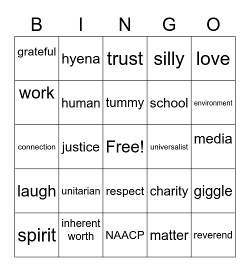 Unmasked 2 Bingo Card