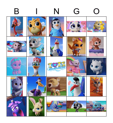 T.O.T.S. Bingo Card