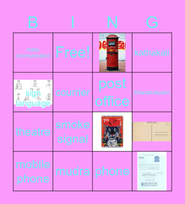 communication bingo Card