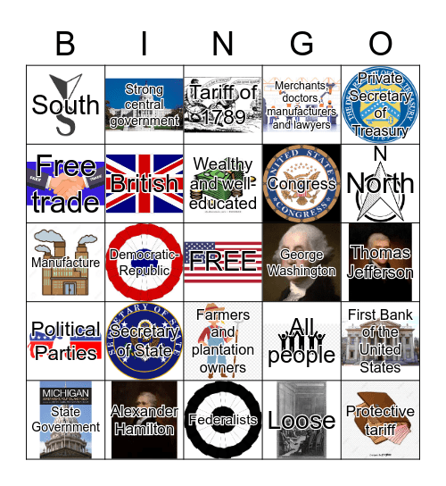 Plans to Build the Economy Bingo Card