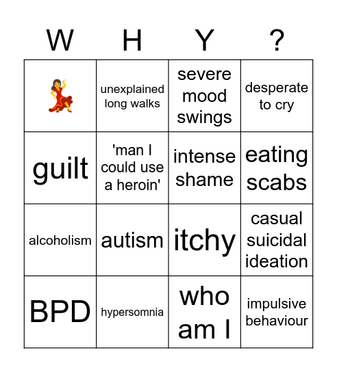 Maia Bingo Card