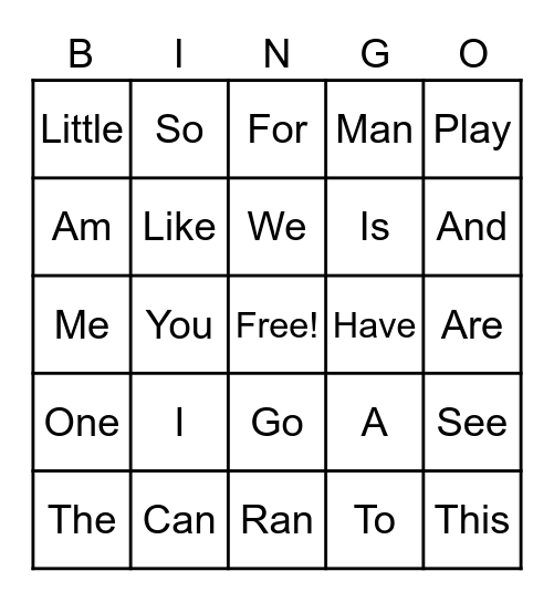 Austin's  Bingo Game Bingo Card