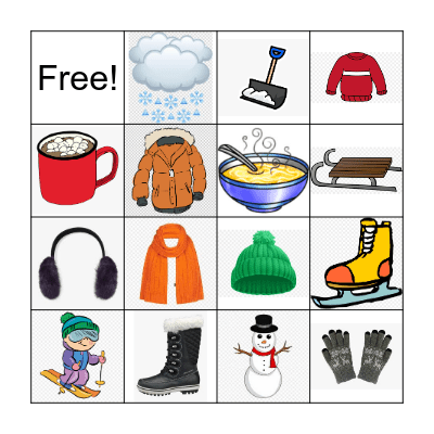 WINTER BINGO Card