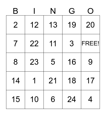 Happy New Year * 2015 * The Group Bingo Card