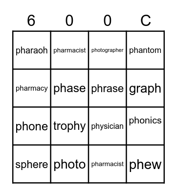 KRK Bingo Card