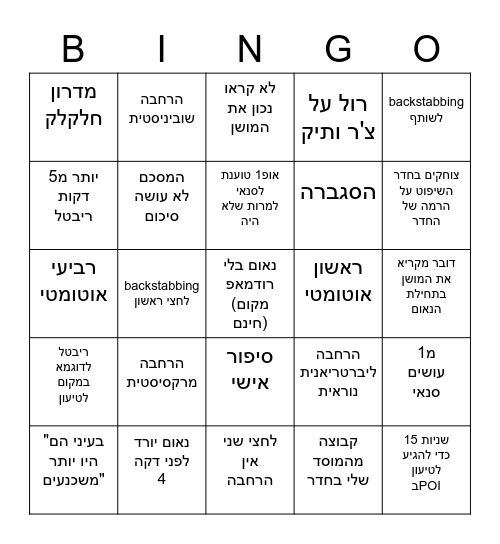 Jiv 2020 adj Bingo Card