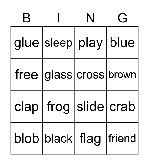 ss3 od1 Bingo Card