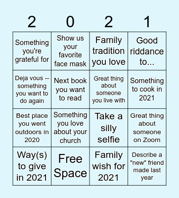 cRock New Year Bingo Card