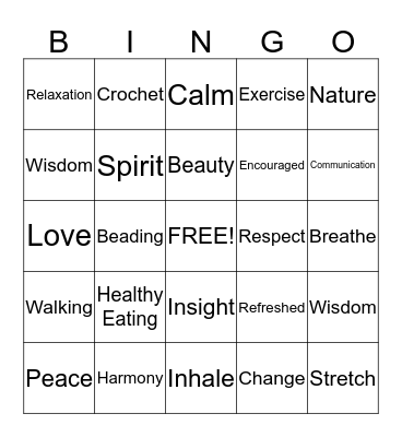 Release Bingo Card