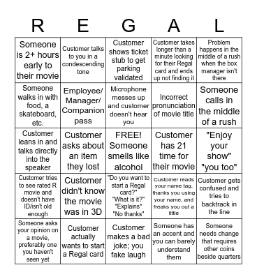 Box Bingo Card