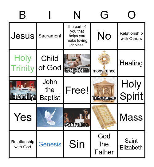 Review Bingo Card