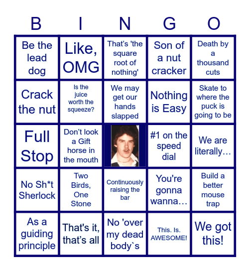 BOBBY BINGO! Bingo Card