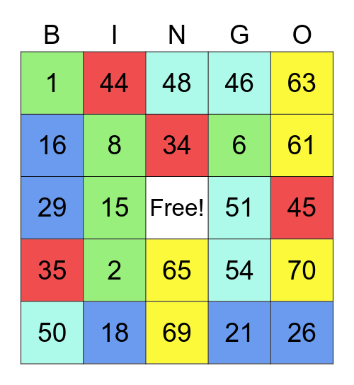 It's BINGO Time Bingo Card