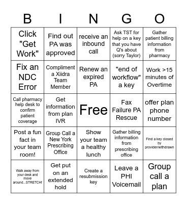CoverMyBingo Card