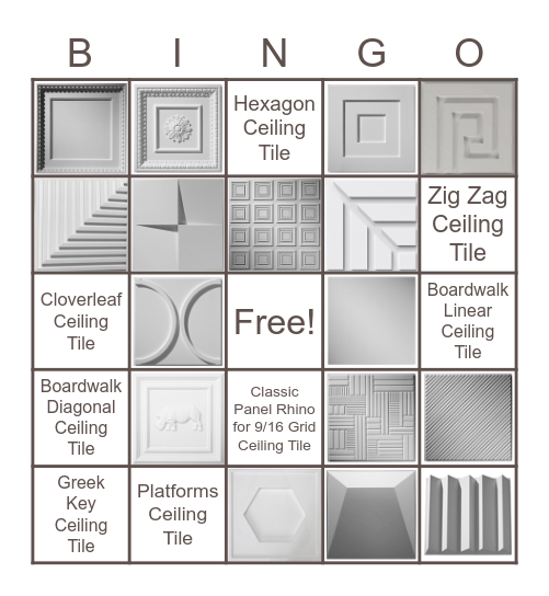 Tombola Bingo Card